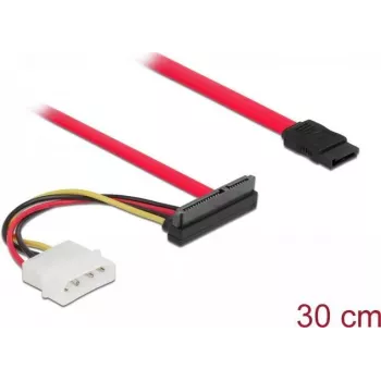 Cavo SATA DeLOCK 86078 0,5 m SATA 7 poli SATA 22 poli Molex