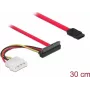 Cavo SATA DeLOCK 86078 0,5 m SATA 7 poli SATA 22 poli Molex