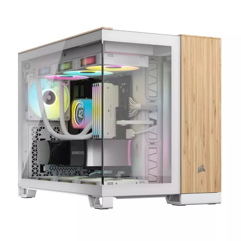 Case computer Corsair CC-9011288-WW Midi Tower bambù, bianco