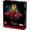 LEGO set di costruzione Marvel Super Heroes Iron Man MK4 modello 3D, 436 pezzi, include 1 minifigure, per 18+