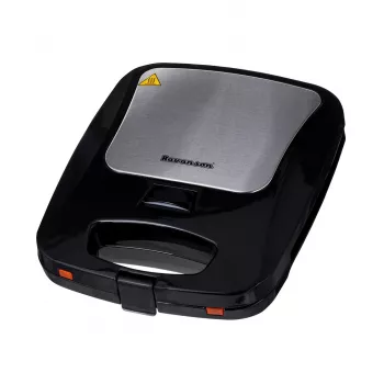 Sandwich maker 3 in 1 Ravanson OP-7050, 1200 W, nero/argento