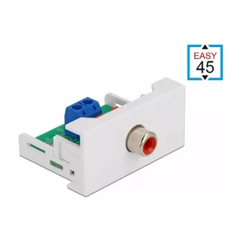 Modulo con connettore femmina RCA DeLOCK Easy 45 81337