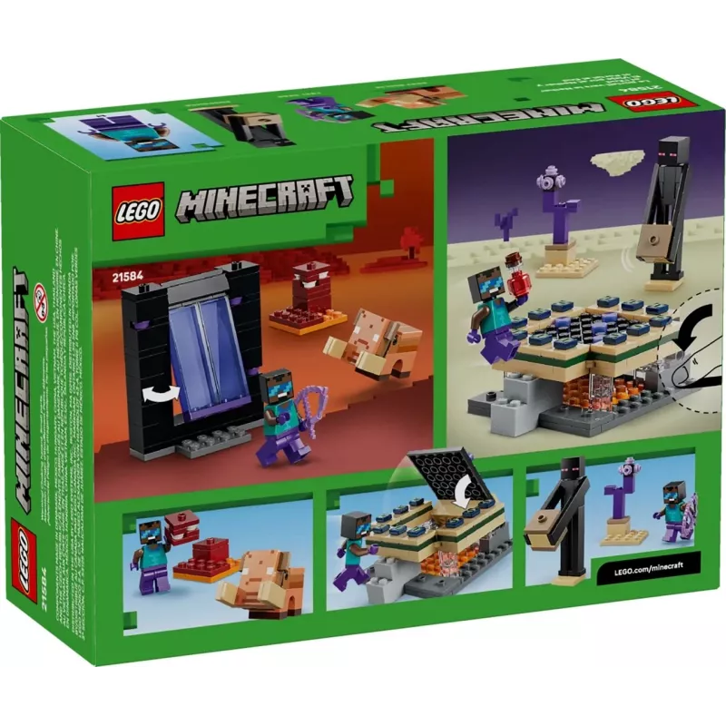 LEGO MINECRAFT 21584 Viaggio attraverso il portale del Nether e dell'End