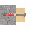 Tassello fischer DUOPOWER 10x50 BigBox grigio chiaro/rosso 210 pezzi richiudibile (570550)