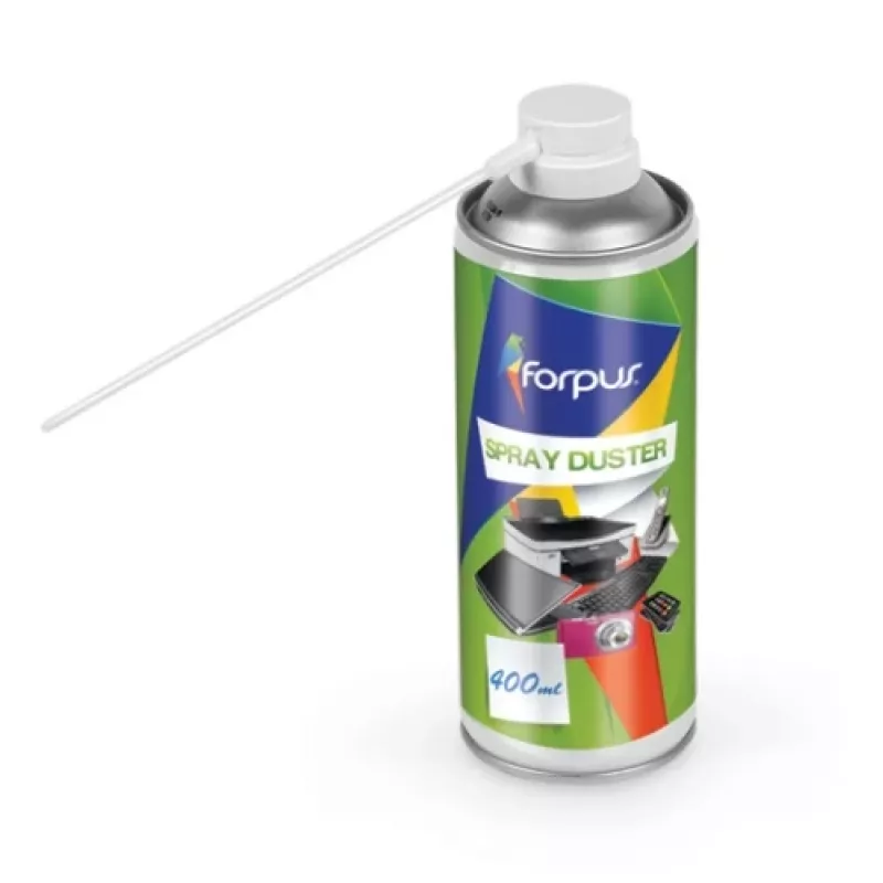 Spray ad aria compressa FORPUS FO11307/EOL 400 ml, bomboletta aerosol per rimozione polvere e pulizia elettronica