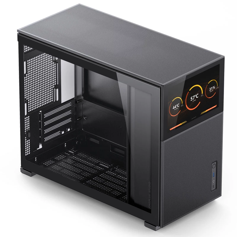 Case Jonsbo D31 MESH Screen Micro-ATX, vetro temperato - nero