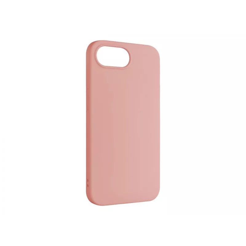 Cover posteriore per cellulare FIXED per Apple iPhone 16e, gomma, rosa