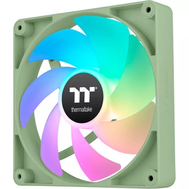 Ventola per case Thermaltake CT120 ARGB Sync Matcha Green 120mm confezione da 2