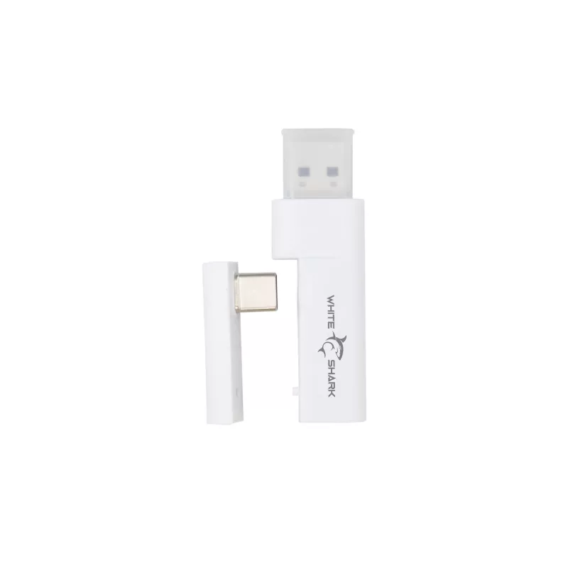 Cuffie White Shark WGH-2444 Firecrest bianco