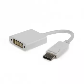 Adattatore per cavo video GEMBIRD DisplayPort su DVI 0,1 m, bianco