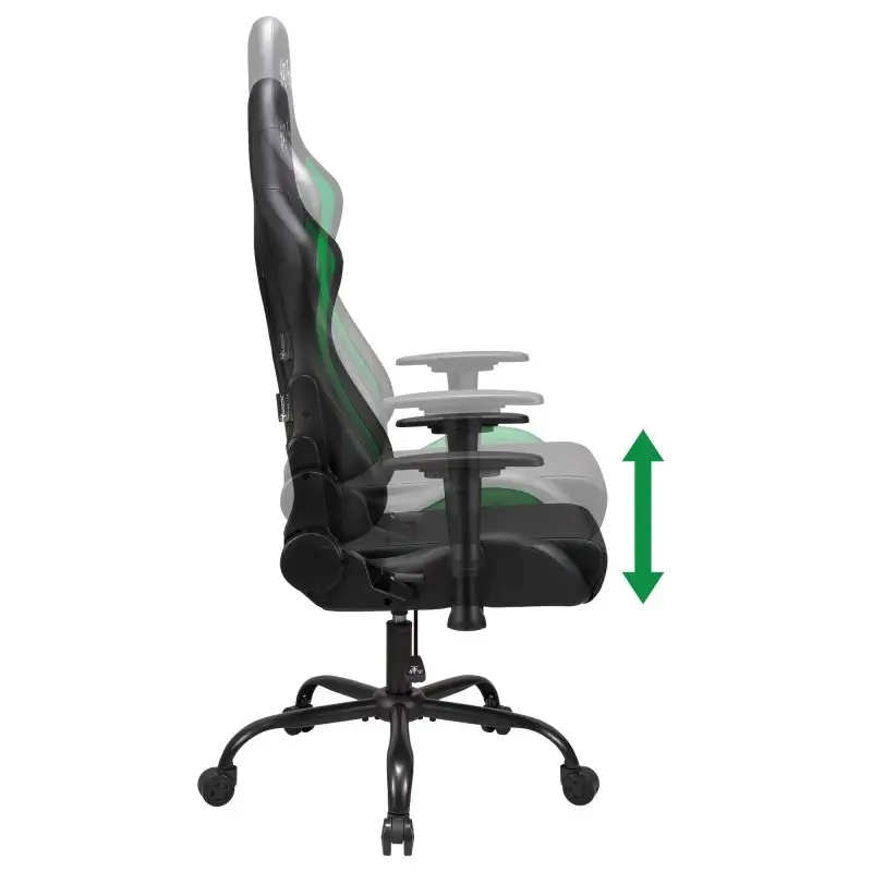 Sedia da ufficio Subsonic SA5609-H2 seduta imbottita schienale imbottito nero rosso