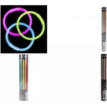 Bastoncino luminoso Olympia FLS 30221 / 25 — 7 colori, sezione 5×5 mm, lunghezza 200 mm, confezione da 25