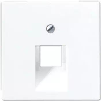 Adattatore per placca a parete JUNG A 569-1 BFPLUA WW — termoplastica bianca, confezione da 1