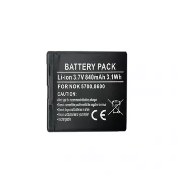 Batteria sostitutiva Extra Digital BP-5M per Nokia 5700 / 7390 3,7 V 1000 mAh