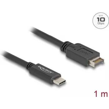 Cavo USB DeLOCK USB Type-E Key A 20 poli maschio a USB Type-C maschio 1 m