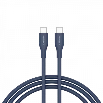 CANYON cavo CC60SC10 C-C 60W 1m silicone blu scuro