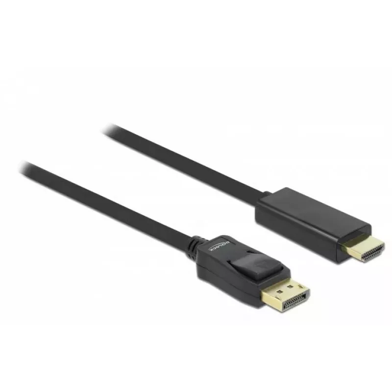 Cavo Delock DisplayPort 1.1 maschio > High Speed HDMI-A maschio passivo 3 m nero (82435)