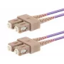 Cavo in fibra ottica LOGON AL5SCSC01I/4I OM4 1 m 2x SC–2x SC (rosa)