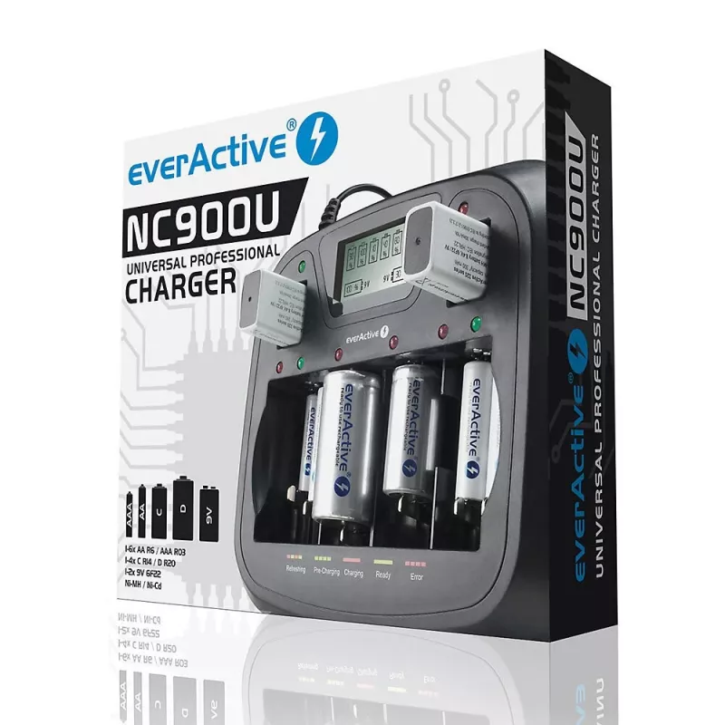 everActive NC-900U caricabatterie universale
