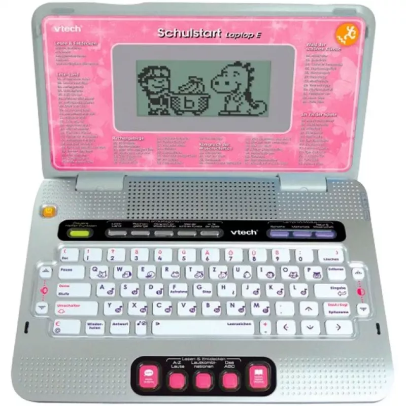 VTech Schulstart Laptop E, 6 anni, rosa VTech Schulstart Laptop E. Età minima consigliata: 6 anni, Età massima consigliata: 8 anni, Colore prodotto: rosa