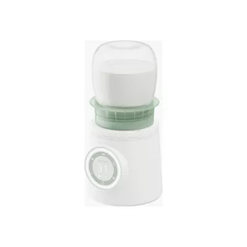 Scaldabiberon Momcozy MW003-WH12BA-A — batteria 80W, controllo touch, verde/trasparente/bianco
