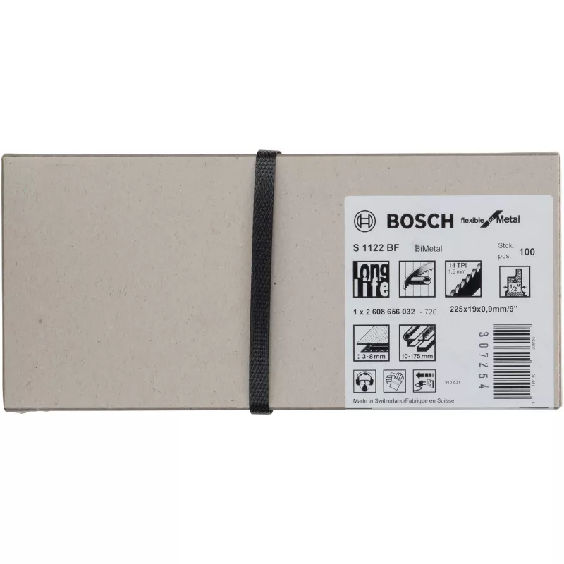 Bosch S 1122 BF, tubo, profilo, lamiera spessa, 1,8 mm