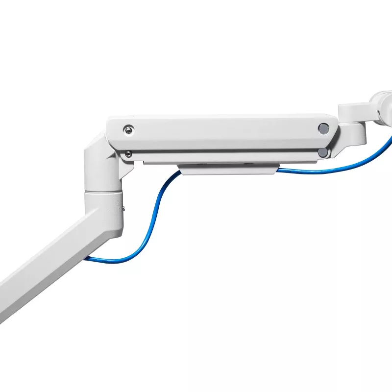 Braccio per monitor SILVERSTONE SST-ARM14 supporto VESA regolabile in altezza per un monitor, argento