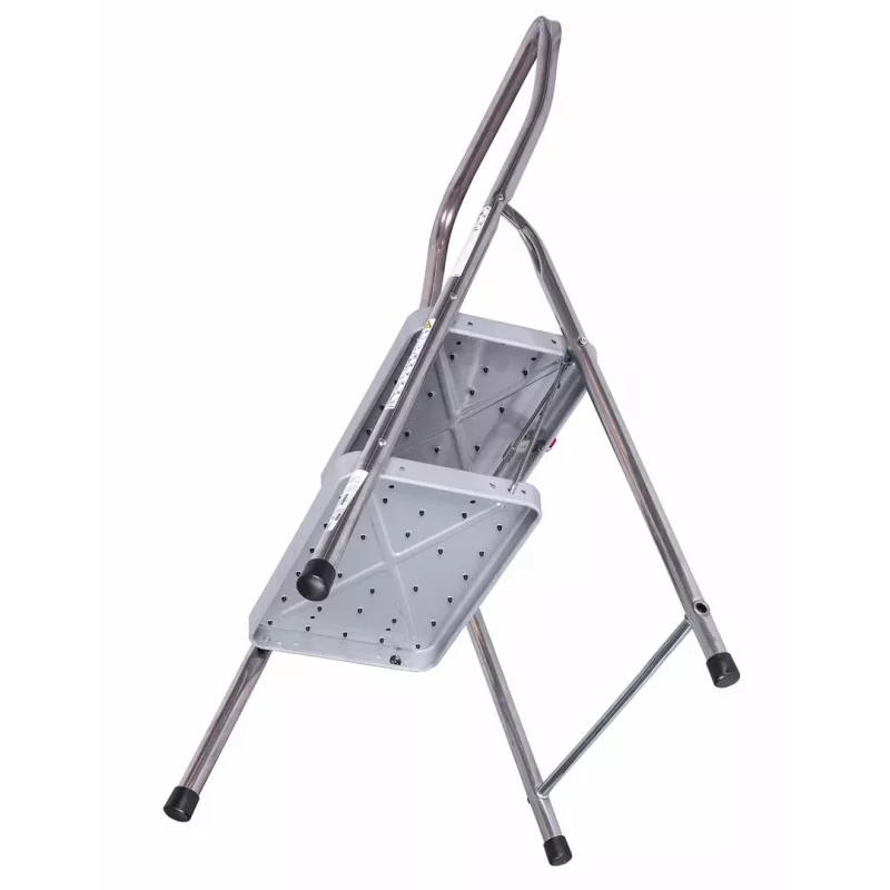 Scaletta pieghevole Krause Toppy XL argento