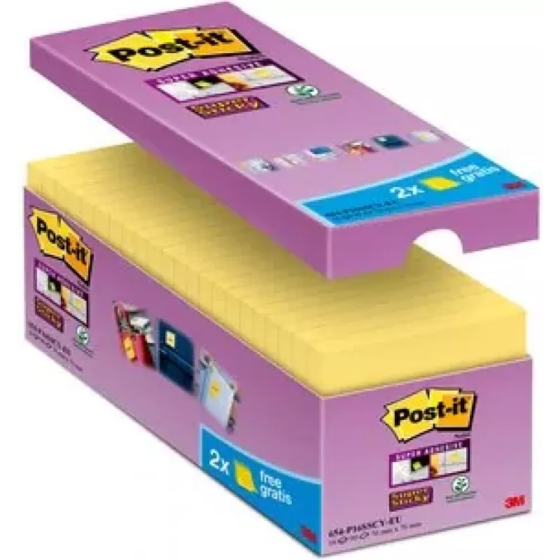 3M Post-it note adesive quadrate gialle 90 fogli (65416SYP)