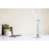 Lampada da tavolo Hawk HW-LAMP01 bianco LED luminosità regolabile, braccio orientabile