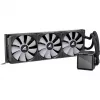 Dissipatore a liquido per CPU All-in-One Sharkoon S100 ARGB – radiatore da 360 mm, nero
