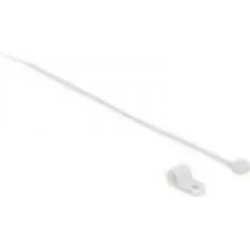 Fascetta fermacavo con fissaggio a vite DeLOCK 18863 nylon bianco 20 mm 10 pz.