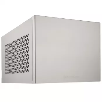 Case Mini-ITX SILVERSTONE SST-SG15S, case compatto in alluminio argento
