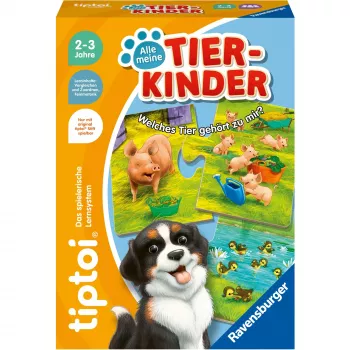 Gioco da tavolo Ravensburger tiptoi Tutti i miei cuccioli