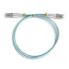 Qoltec - Cavo patch - LC/UPC Multimode (M) a LC/UPC Multimode (M) - 1 m - Fibra ottica - Duplex - 50/125 micrometri - OM3 - senza alogeni