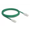 Cavo di rete DeLOCK RJ45 Cat.6A maschio a maschio 3 m verde