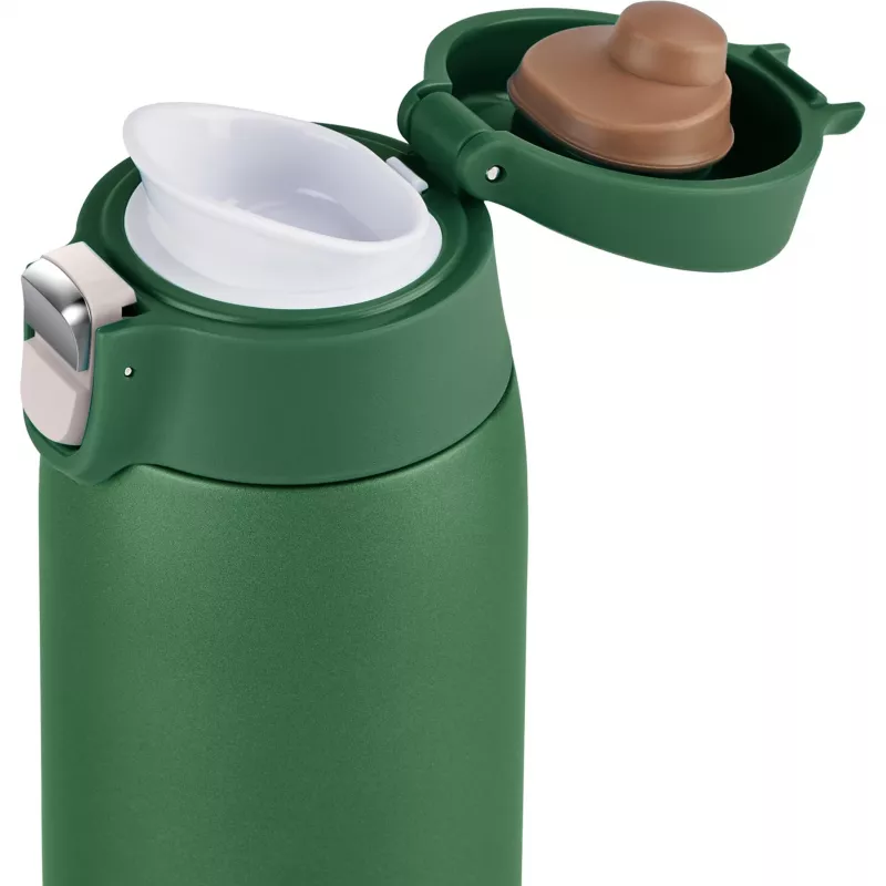 Tazza termica EMSA N2151900, verde scuro, 0,4 L, coperchio a scatto