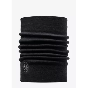 Scaldacollo Buff Multifunctional Sling Heavyweight Merino Wool — nero, senza cuciture, elasticizzato