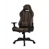 Sedia gaming Arozzi Torretta SuperSoft – ergonomica marrone, design di supporto