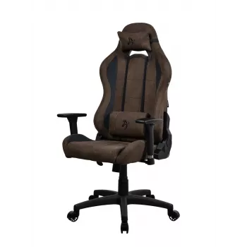 Sedia gaming Arozzi Torretta SuperSoft – ergonomica marrone, design di supporto