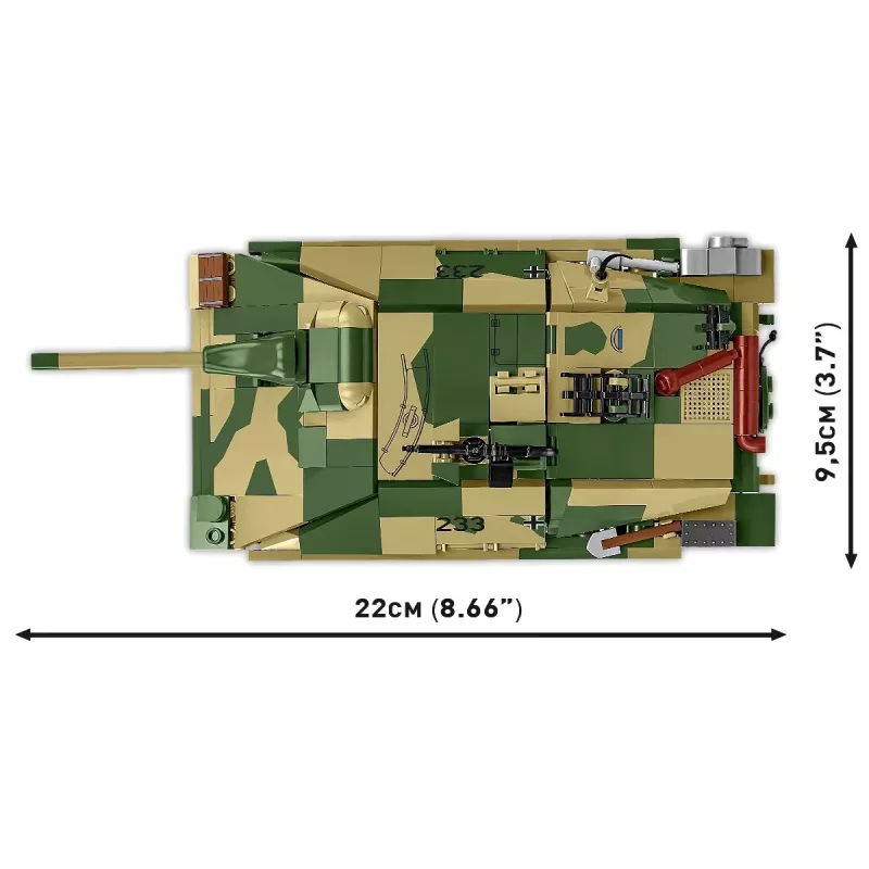 Set di costruzioni Cobi Blocks Jagdpanzer 38t Brave, 731 pezzi