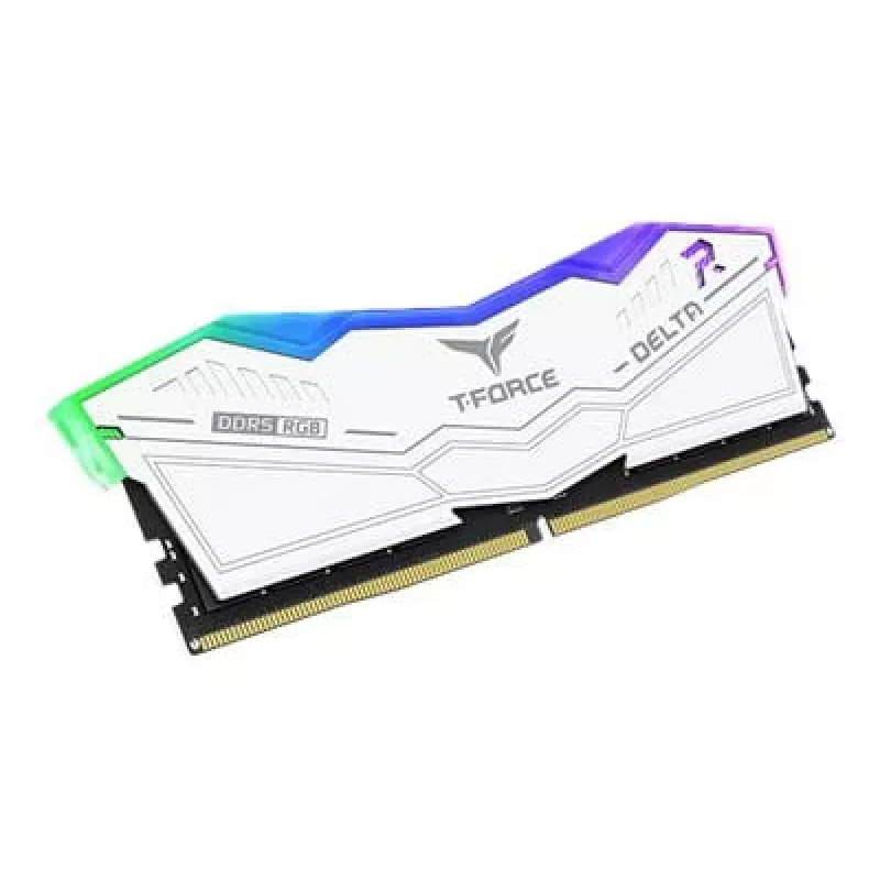 DIMM 32 GB DDR5-6000 (2x 16 GB) Kit dual, memoria RAM bianca, FF4D532G6000HC38ADC01, Delta RGB, INTEL XMP