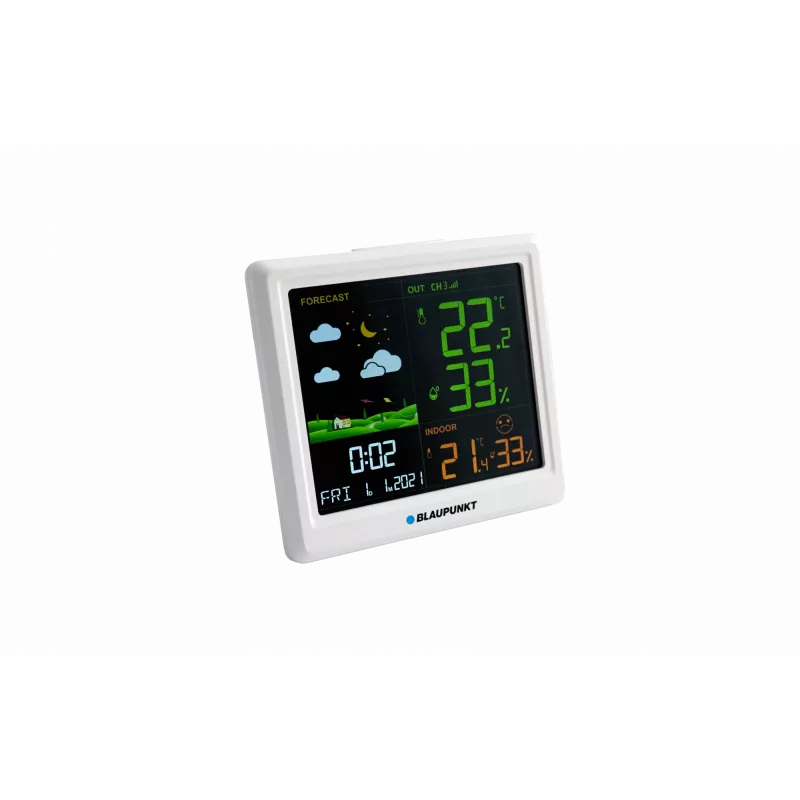 Stazione meteo BLAUPUNKT WS25WH – misurazioni interne/esterne, sensori wireless
