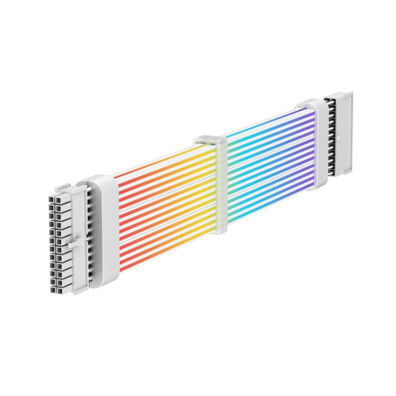Gamemax cavo di prolunga PSU MB 24PIN-W, bianco