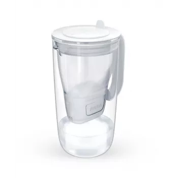 Caraffa filtrante BRITA Glass+1 Maxtra Pro grigio, 2,4 L totali / 1,5 L filtrati, filtro Maxtra Pro PP