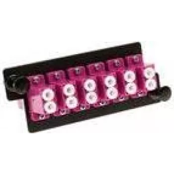 Piastra adattatore in fibra ottica ACT FA2155 — 6x LC Duplex, 12 fibre, OM4