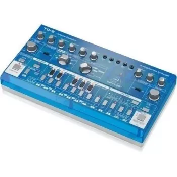Sintetizzatore per basso Behringer TD-3-BB Blue Transparent – modulo bassline analogico