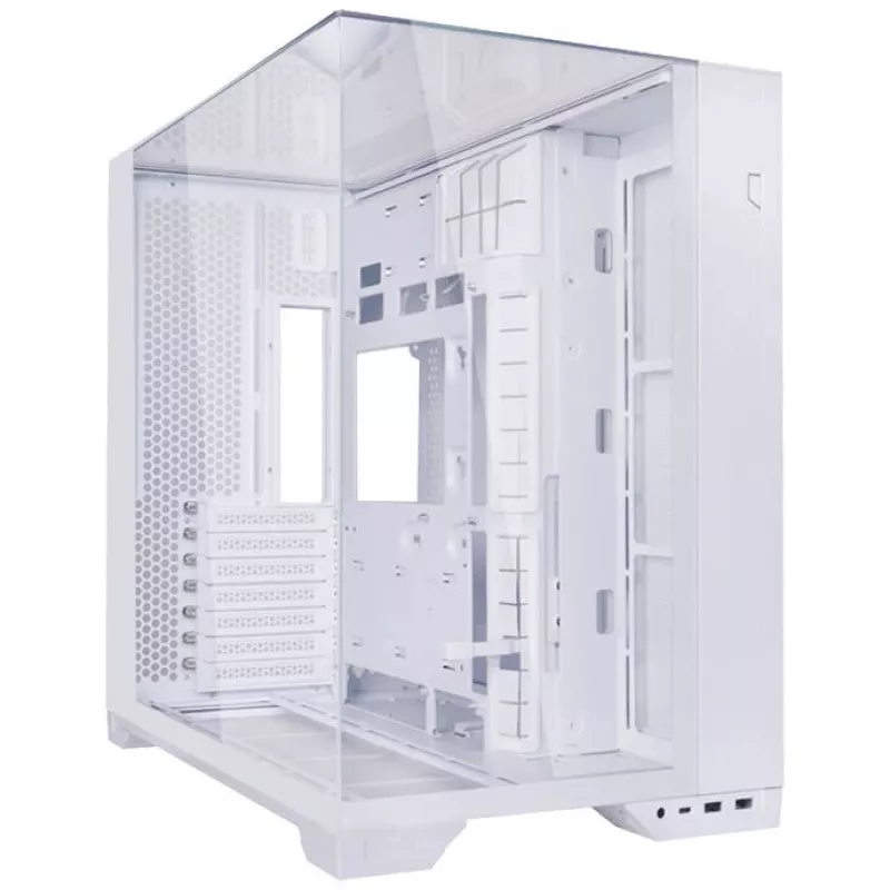 Case PC Lian Li 011 Vision Compact tower bianco