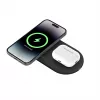 Belkin WIZ021VFBK – stazione di ricarica wireless 2-in-1 con tecnologia Qi2 15 W, nero