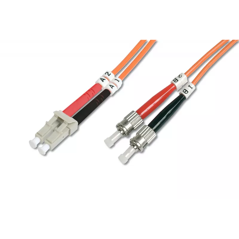 Cavo patch in fibra ottica multimodale - LC - ST - 10 m - I-VH - OM2 - LC - ST